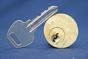 Locksmiths key after rekey a lock